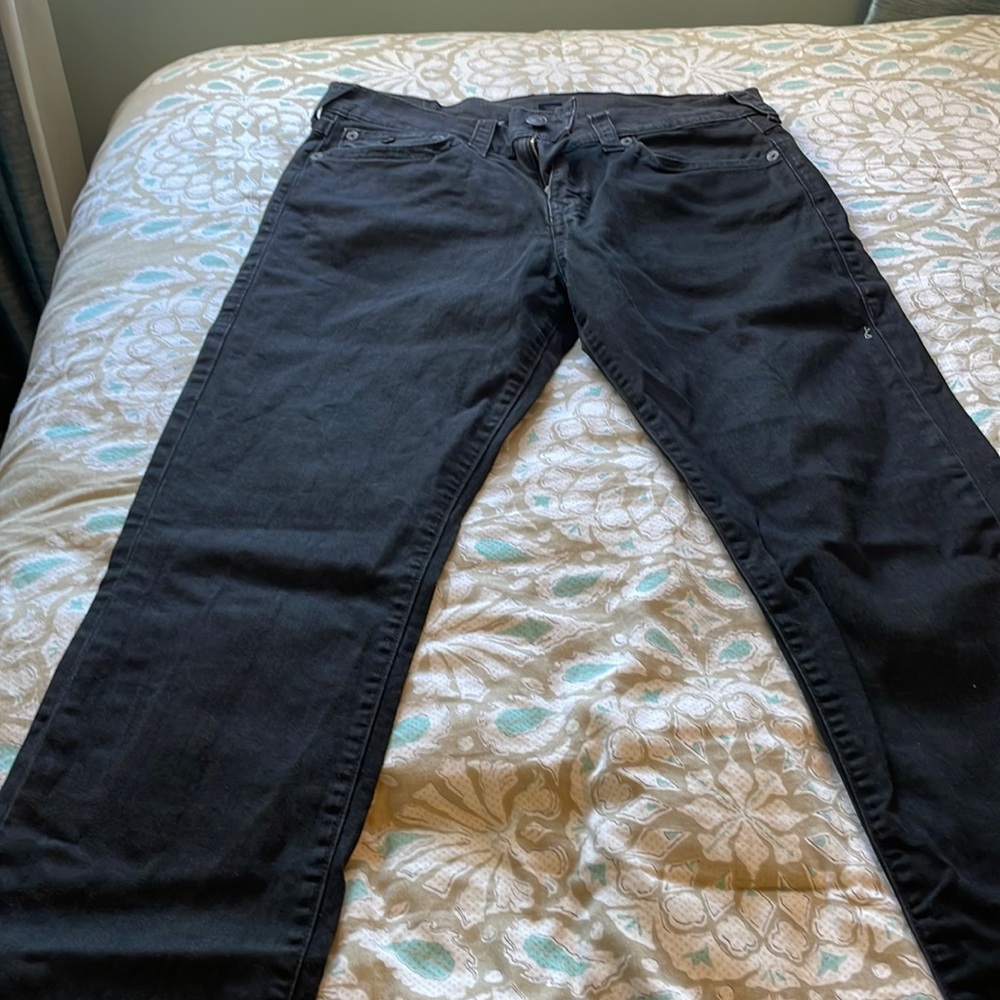 True religion mens black jeans